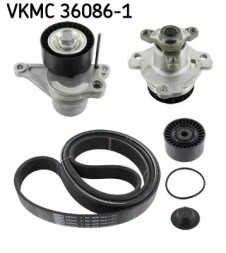 SKF VKMC 36086-1 Water pump+ zest v-belt 7pk vkmc 36086-1