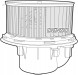 Denso DEA10052 Blower air supply fan dea10052 denso ford