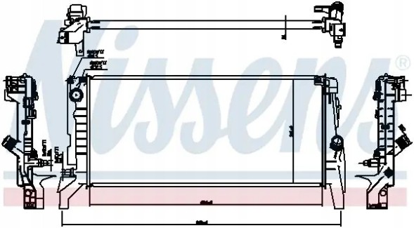 Nissens 60865 Water cooler 60865 nissens bmw mini 2 convertible f57