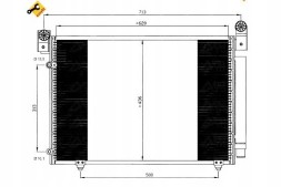 NRF 86227849 NRF Nrf air conditioning cooler with mazda dehumidifier