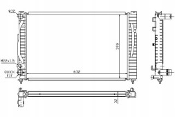 Nissens NIS60491(iMOTO) Engine cooler audi a4 a6 skoda superb i vw pa + driver's essential #37