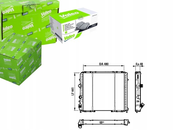 Valeo  Renault water cooler kangoo valeo + driver's essential #37