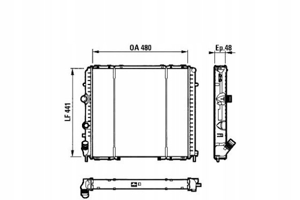 Valeo  Renault water cooler kangoo valeo + driver's essential #37