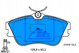 ATE Brake pads vw front t4 1,9-2,5 d 90-03 ate + collision assistant #34