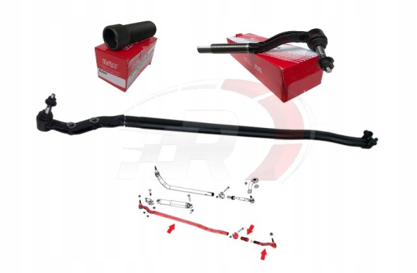 BAW  Jeep wrangler jl 2018-2024 2x lower steering rod end + coupler