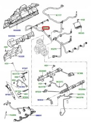 Land Rover OE LR022590LR Fuel lines injectors range rover 4,4 tdv8 l322 l405 l494