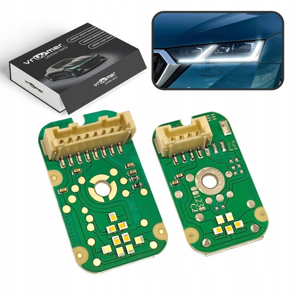 Vroomer VR-FIBMOD-OCTAVIA-IV-NX-20 Module led board drl headlight lamp skoda octavia iv nx (2020+)