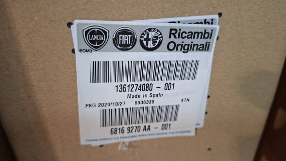 Fiat OE  Water cooler mahle 1361274080 fiat ducato boxer jumper 2.0 2.2 2.3 hdi