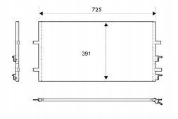 Valeo PRO/814087 VAL Air conditioning condenser ford transit transit tourne + collision assistant #34