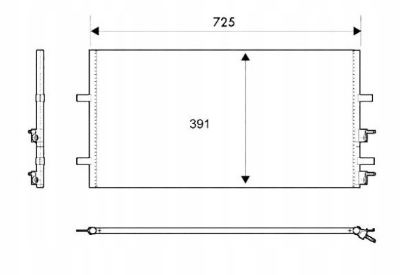 Valeo PRO/814087 VAL Air conditioning condenser ford transit transit tourne + collision assistant #34