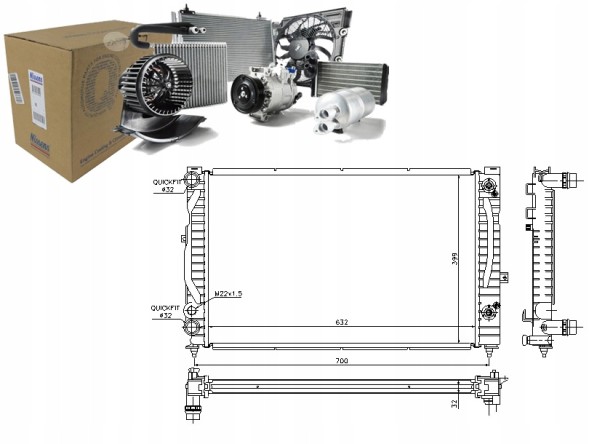 Nissens  Nis60229 engine cooler (automatic, with element + driver assistant #33