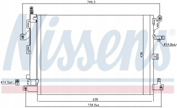 Nissens 940089 Nissens 940089 condenser, air conditioning