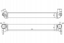 Nissens PRO/96566 NIS Intercooler audi a1 seat ibiza iv ibiza iv st tole + collision assistant #34