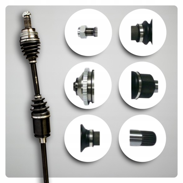 BRV  Half axle right front bmw 5 (e60 e61) 525 530 xi xdrive new