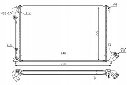 Nissens  Engine cooler peugeot 406 1.8/2.0 11.95-12.04 + driver's essential #37