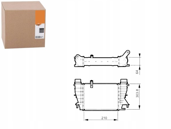 NRF NRF30507(iMOTO) Intercooler renault clio, modus 1,5dci 05- nrf + driver's essential #37