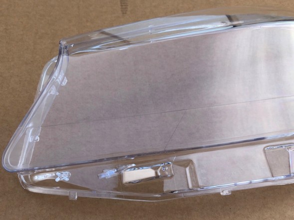 WOLLER L.169/383.+L.169/384. Headlight glass shades left right front for mercedes benz a w176 2012-2015