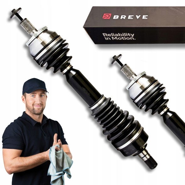 BRV  Half axle left volvo xc90 and (275) 2.4 d3/d5 automatic new