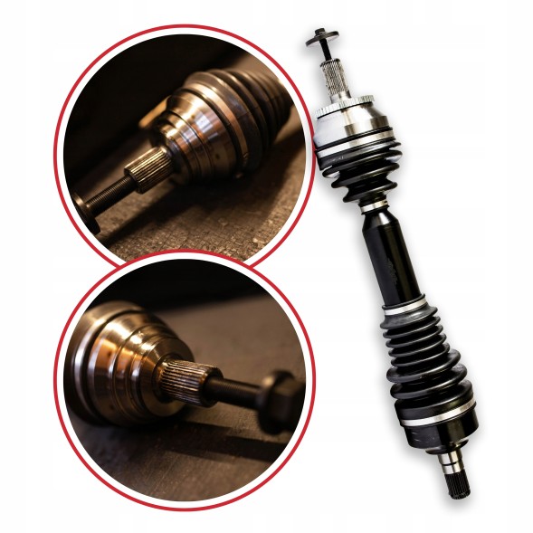 BRV  Half axle left volvo xc90 and (275) 2.4 d3/d5 automatic new