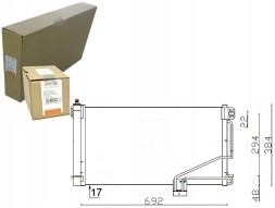 Behr Hella Service 8FC 351 301-354 BRH/GIFT Condenser air conditioning cooler [BEHR HELLA] + driver assistant #31