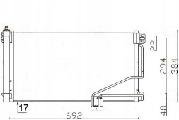Behr Hella Service 8FC 351 301-354 BRH/GIFT Condenser air conditioning cooler [BEHR HELLA] + driver assistant #31