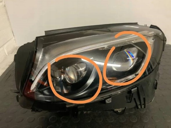 WOLLER  Inverter left lamp module for mercedes glc w253 c253 x253 a2539000700