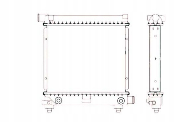 NRF 517662 (NRF) 2015004603 A 2015004003 Nrf engine radiator mercedes 190 (w201) kombi t-