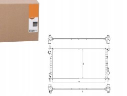 NRF PRO/54756 NRF Radiator ford connect 1,8 1,8tdci 02-13 nrf + collision assistant #34
