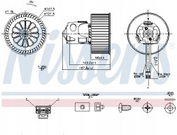 Nissens Nissens 87240 internal fan