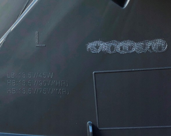 WOLLER L.267. Left front cartridge can lamp cover for volvo s90 v90 2016-2020