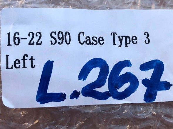 WOLLER L.267. Left front cartridge can lamp cover for volvo s90 v90 2016-2020