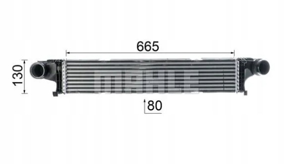 Mahle CI 145 000P Intercooler air cooler ci 145 000p mahle