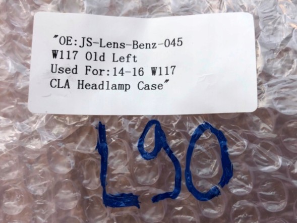 WOLLER L.169/90. Cartridge housing can headlight lamp left side for x117 w117 2013-2016