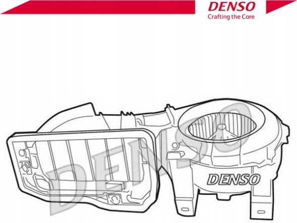 Denso DENDEA23001/RS2 Blower fan denso 7701205899 + driver's kit #3