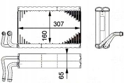 Behr Hella Service 8FV 351 211-771 BRH/GIFT Air conditioning evaporator behr hella 64116946043 64116 + driver assistant #31