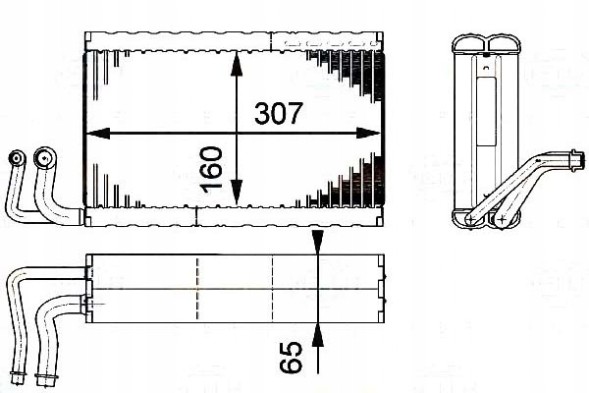 Behr Hella Service 8FV 351 211-771 BRH/GIFT Air conditioning evaporator behr hella 64116946043 64116 + driver assistant #31