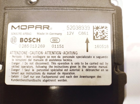Mopar  Mopar/ bosch sensor airbag module 52038939 0285013269 jeep renegade