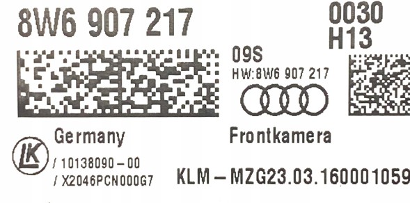 Audi OE 8W6907217 8W6907217A 8W6907217B 8W6907217C Perfectauto24 Camera windshield assistant audi a5 rs5 8w6907217