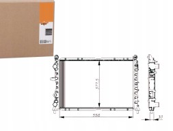 NRF PRO/54502 NRF Engine cooler fiat coupe tempra tipo uno lanci + collision assistant #34