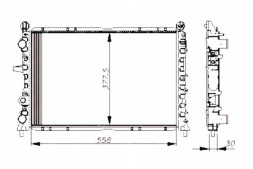 NRF PRO/54502 NRF Engine cooler fiat coupe tempra tipo uno lanci + collision assistant #34