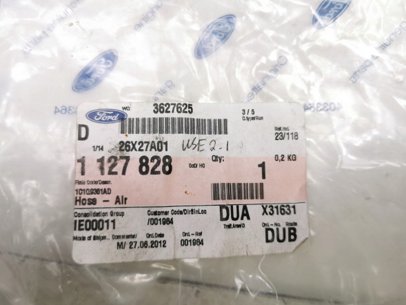 Ford OE 1127828 Intercooler hose 2.0 tddi mondeo transit 2000- oe 1c1q-9351-ad 1127828
