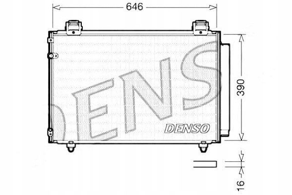 Denso  Dendcn50024 air conditioning cooler (with dehumidifier) + driver assistant #33