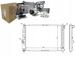 Nissens PRO/61645 NIS Engine cooler chevrolet aveo / kalos daewoo ka + collision assistant #34