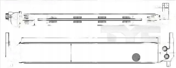 TYC 737-0070 Water cooler 737-0070 tyc