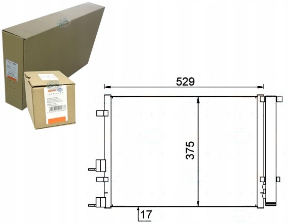 Behr Hella Service PRO/8FC 351 318-671 BRH Air conditioning condenser hyundai i20 1.2-1.6 petrol + collision assistant #34