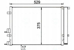 Behr Hella Service PRO/8FC 351 318-671 BRH Air conditioning condenser hyundai i20 1.2-1.6 petrol + collision assistant #34