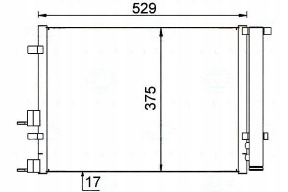 Behr Hella Service PRO/8FC 351 318-671 BRH Air conditioning condenser hyundai i20 1.2-1.6 petrol + collision assistant #34