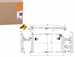 NRF NRF58340(iMOTO) Engine cooler opel astra h astra h gtc 1.7d 0 + driver's essential #37