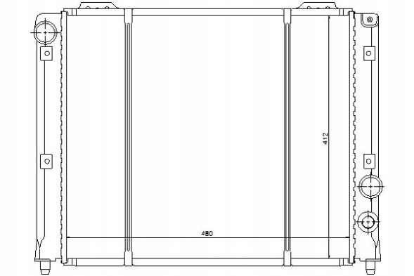 Nissens  Engine cooler alfa romeo 164 75 90 2.0/2.5 10. + Collision assistant #34