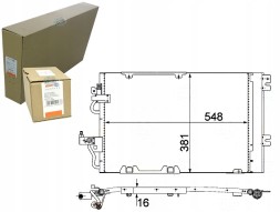 Behr Hella Service Air conditioning condenser opel astra h 1,2-1,8b behr + driver assistant #31